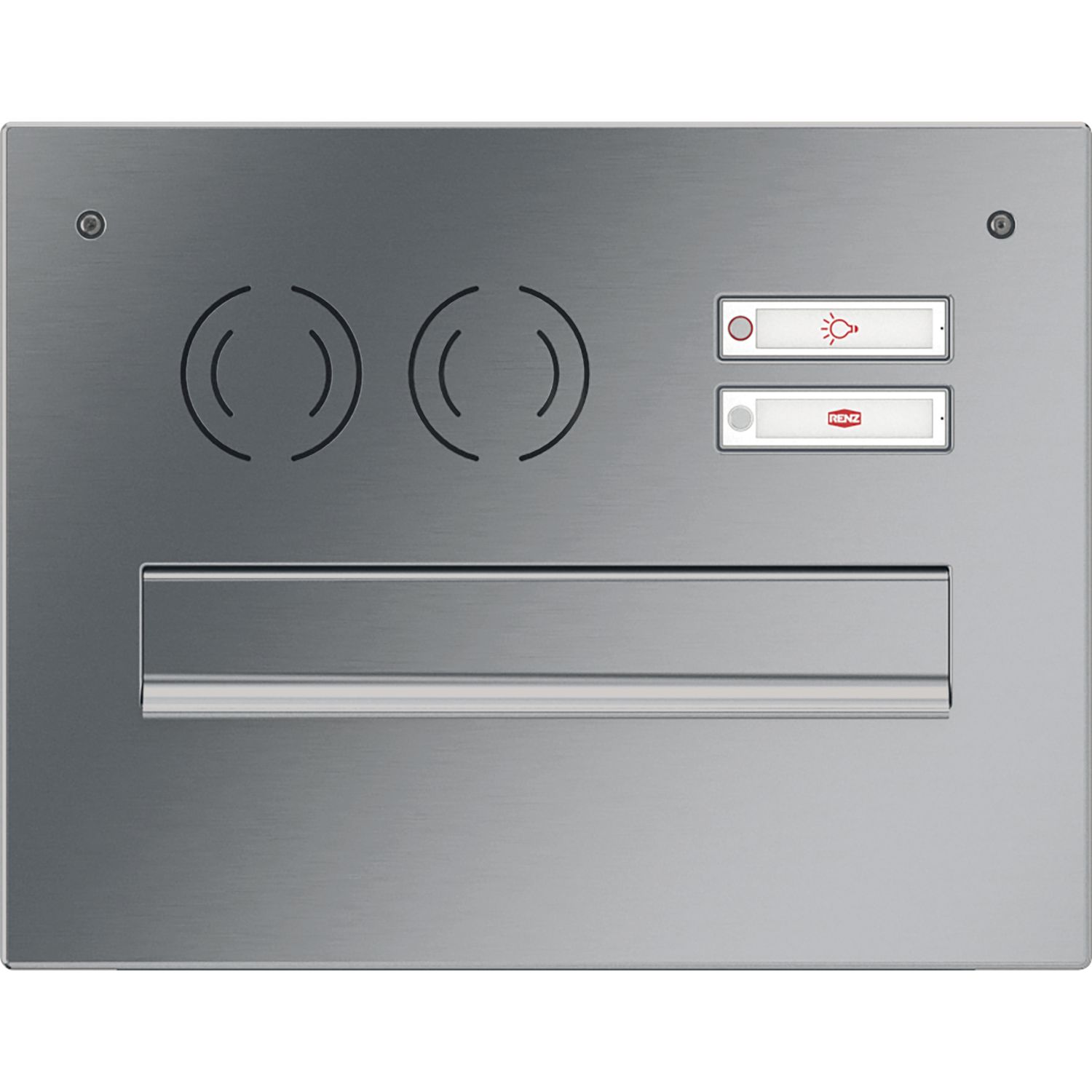 ninka RENZ Frontplatte eckig, 360 x 280 mm, Stahl RAL 9016