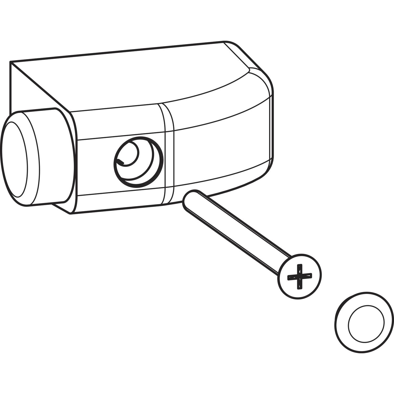GU HS Anschlagpuffer Nr. 90 für Holz Kunststoff schwarz