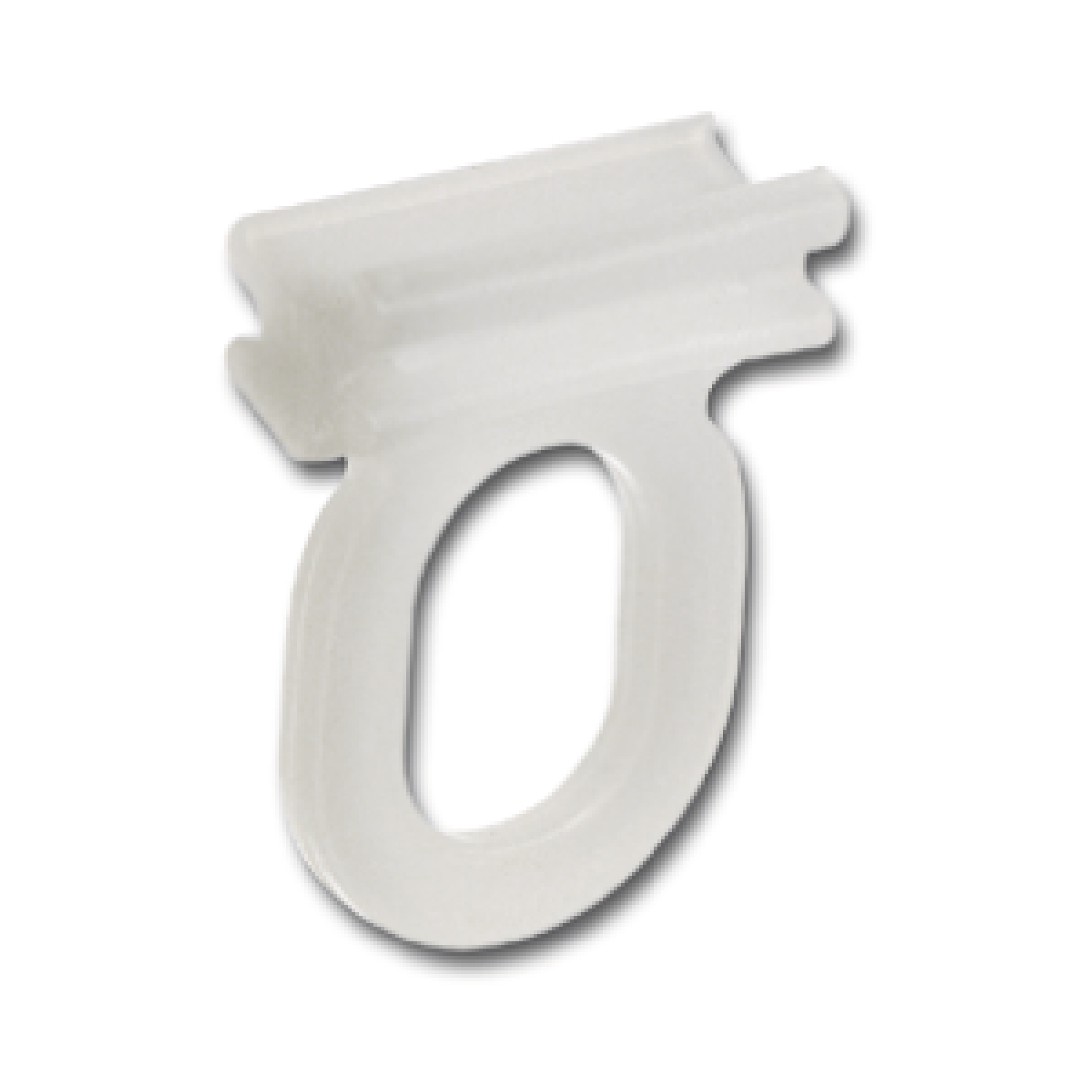 Ösengleiter Vorhang-Laufschiene Kunststoff natur