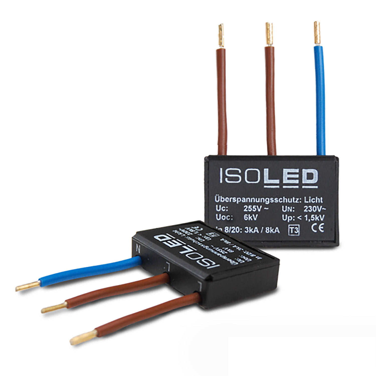 ISOLED Überspannungsschutz Feinschutz für LED Technik 3A T3