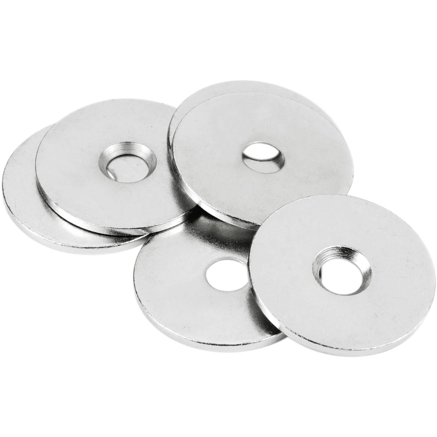 Supermagnete Metallscheibe mit Senkbohrung Ø 23 mm