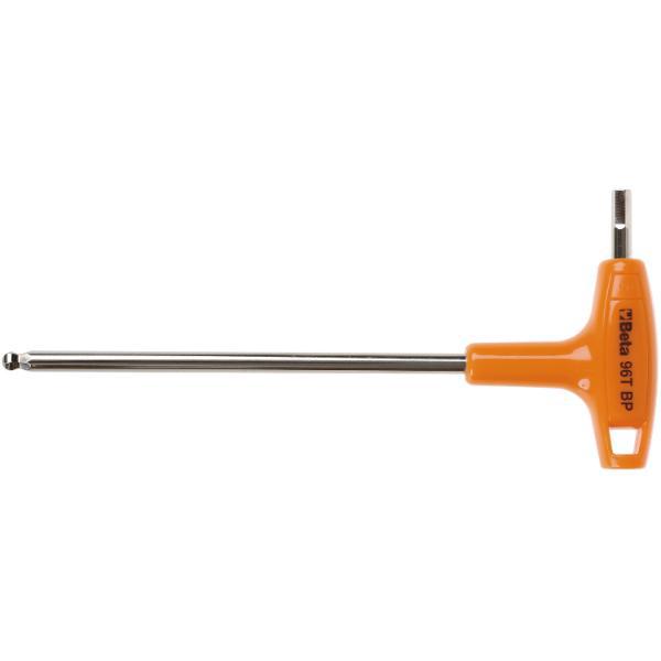 Beta Sechskant Stiftschlüssel 96TBP mit Quergriff und Kugelkopf 5.0 mm