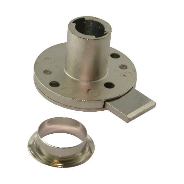 Hekna Zylinder-Kastenschloss 3012 Lade Dornmaß 40mm Zamak vernickelt