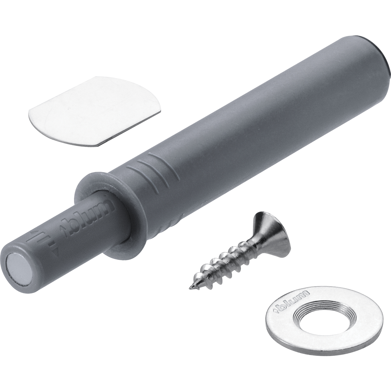 blum TIP-ON für Türen 956.1004 Kurzversion mit Magnet, platingrau
