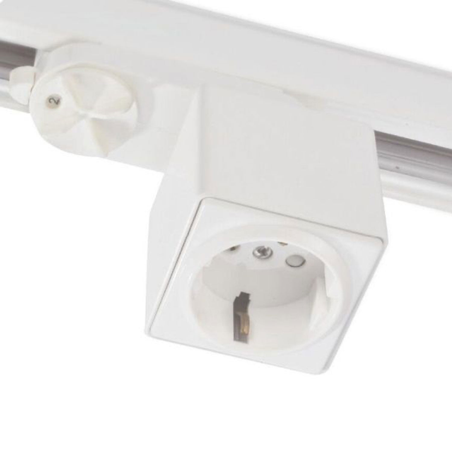 ISOLED 3-Phasen Adapter mit Schutzkontaktstecker weiß inkl. 6A Sicherung