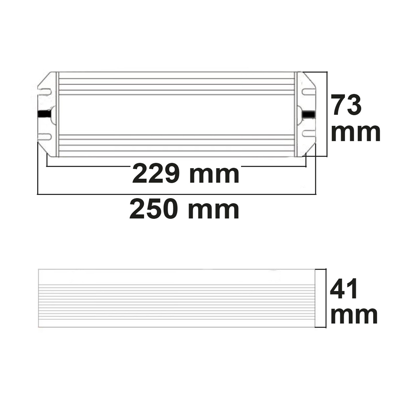ISOLED LED PWM-Trafo 12V/DC 0-200W IP67 dimmbar SELV