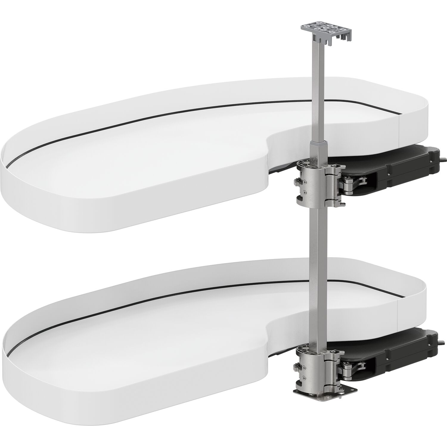 Vauth-Sagel VS Cornerstone Maxx Eckauszug Planero EH 650/KB 1000/FB 600 mm links Weiß