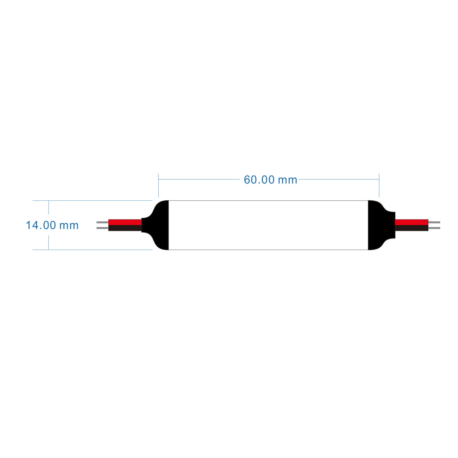 ISOLED Sys-Pro weißdynamischer Funk Mesh PWM-Dimmer Mini 2 Kanal 12-24V DC 2x1.5A