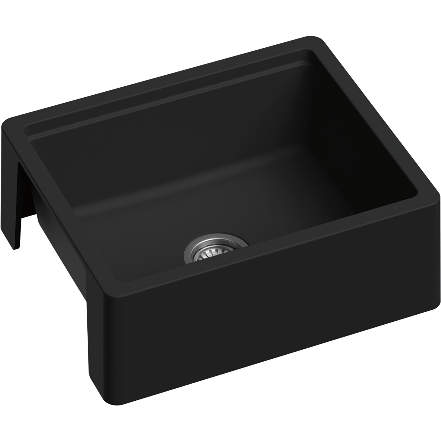 solido Spülstein CAGR60BK-TB, Schwarz