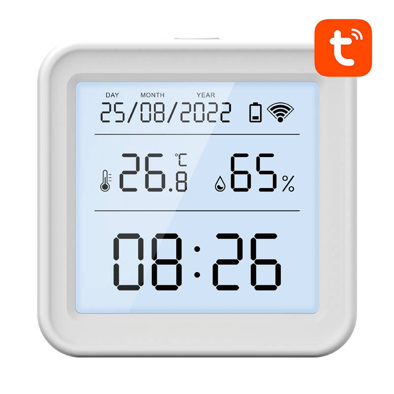 Gosund Smarter Temperatur Luftfeuchte Sensor LCD WiFi Tuya