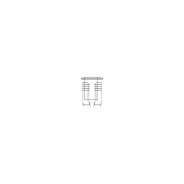 Maco #94219 Einbohrbüchse, 14,5 mm, verzinkt (94219)