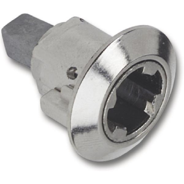 Hekna SYSTEM 24 Zylindereinsatz Zamak vernickelt matt