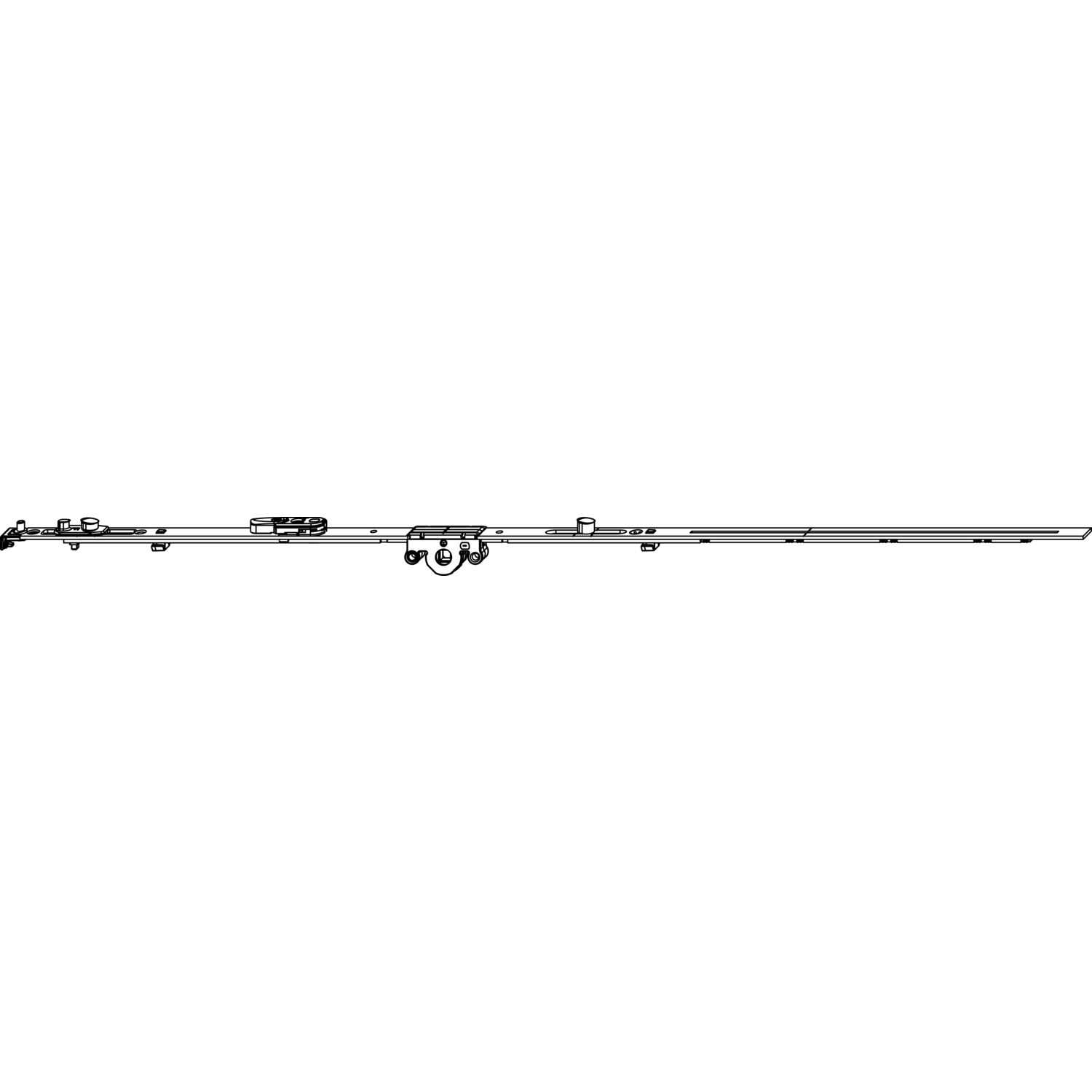 Maco #212118 MACO MM DK-Getriebe fix, Kippschwinge, DM 15mm, 1VZ, FFH 661-840 mm (212118)