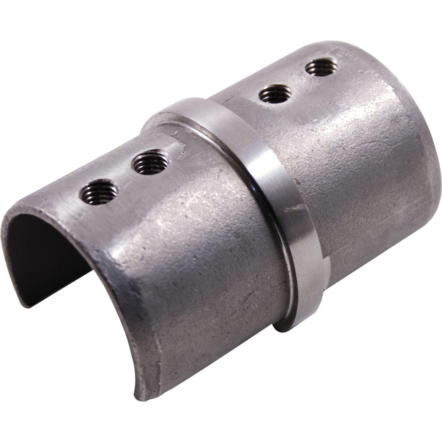 IAM DESIGN Verbinder für Rundrohr ø 42,4 x 1,5 mm, Edelstahl geschliffen V2A