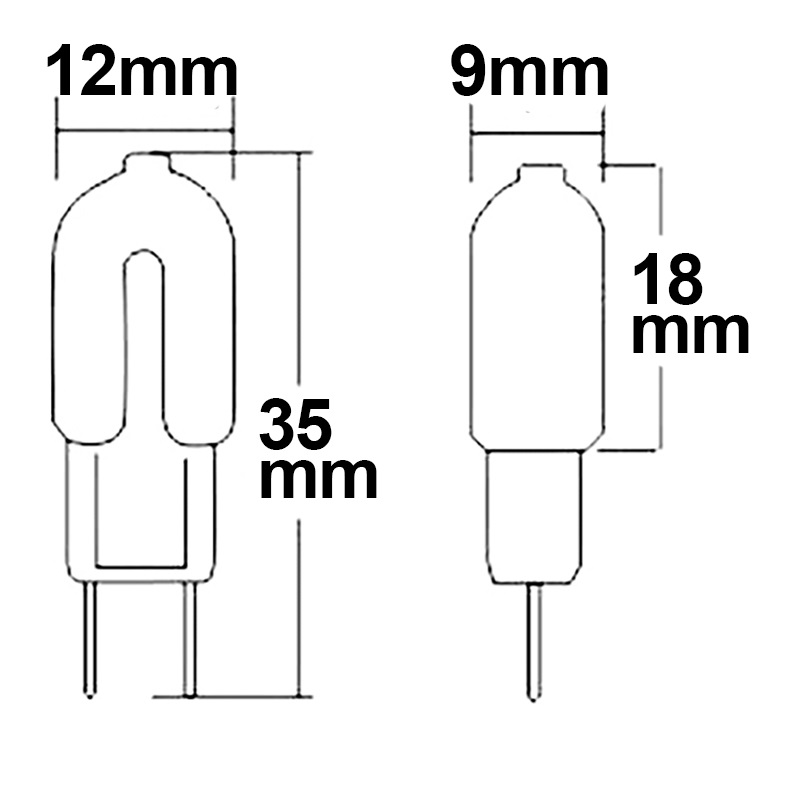 ISOLED G4 LED 1,2W warmweiß