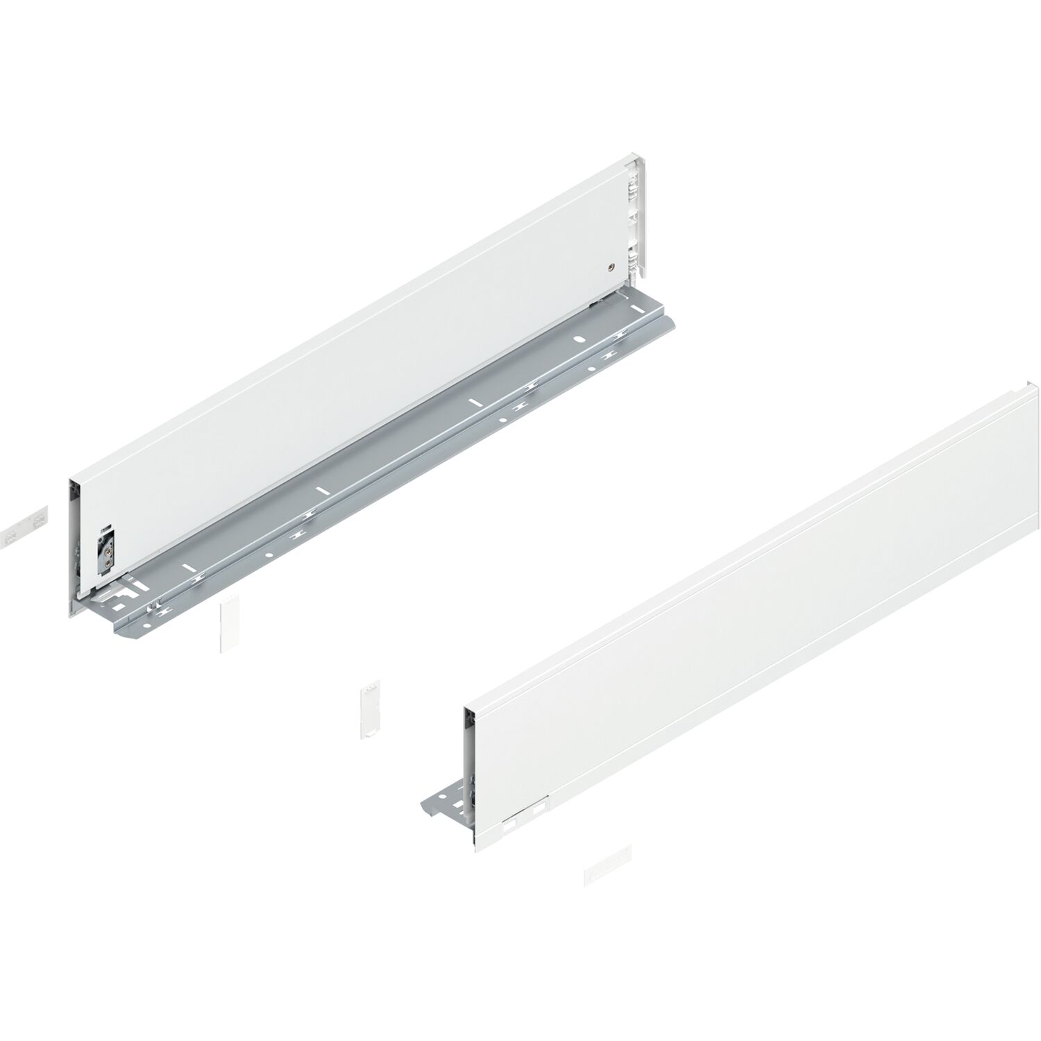 blum LEGRABOX pure Zarge Höhe K, NL 600, Seidenweiß-matt