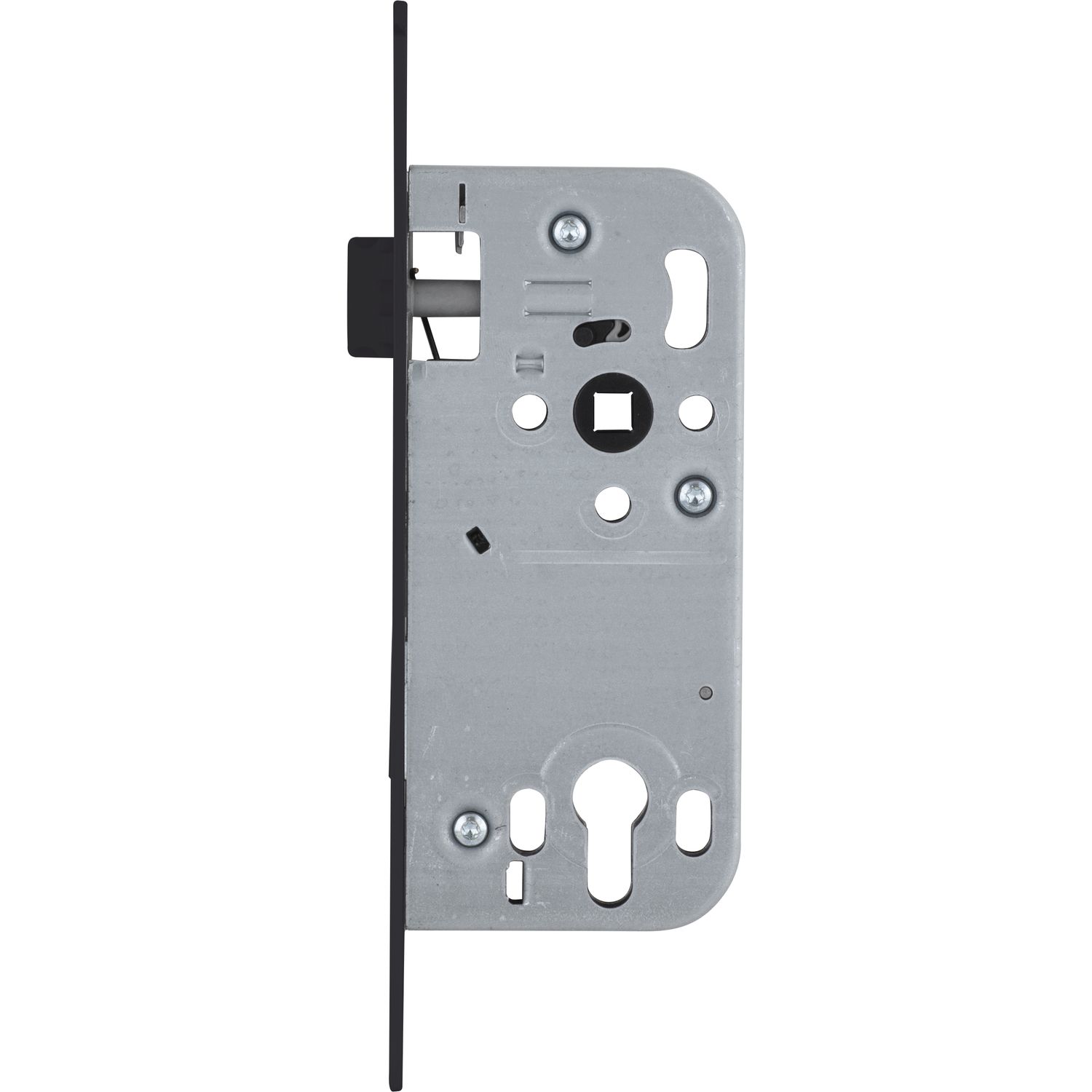 solido Einstemmschloss 320 PZ, DM 50, Nuss 8,5, Stahl schwarz KTL-beschichtet