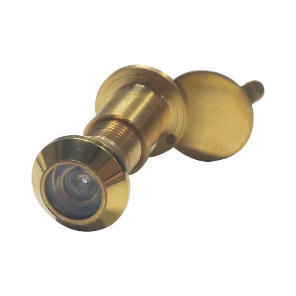 Türgucker ø 12 mm, Weitwinkel 90°, TS 15-25 mm, Messing poliert ()