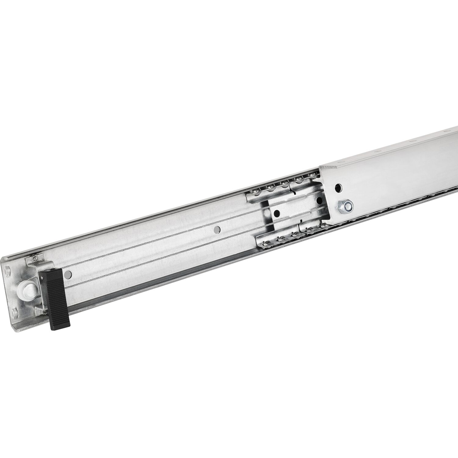 Ausziehtischführung TOPSLIDE, Auszugsweg 620 mm, Länge 1000 mm, Stahl/Aluminium ()
