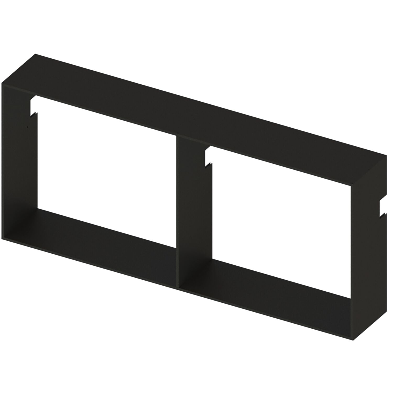 Sign Modul horizontal H: 400 mm B: 900 mm schwarz