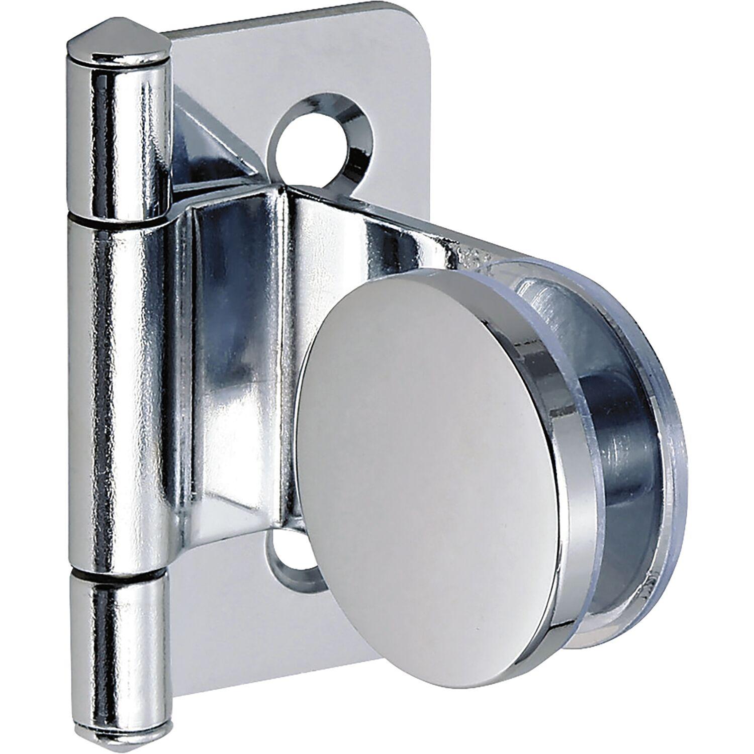 LAMP ®Glastürscharnier GH34-0, Glas 4-6mm 32x38 mm, Stahl verchromt