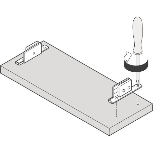 blum Körnerlehre für METABOX, Kunststoff/Stahl