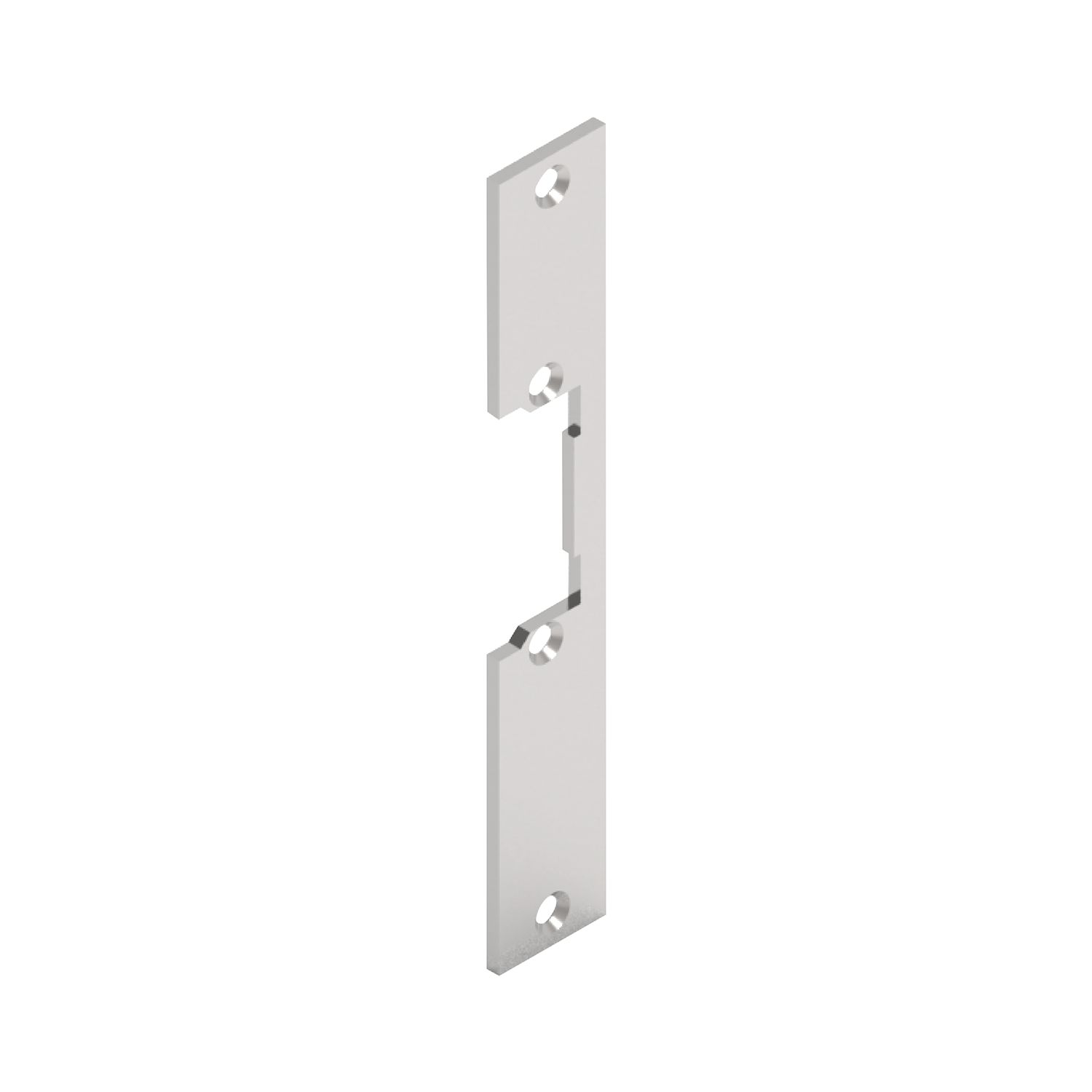 O & C Schließblech zu O&C Türöffner, kurz, 159 x 25 x 3 mm,Stahl grau beschichtet