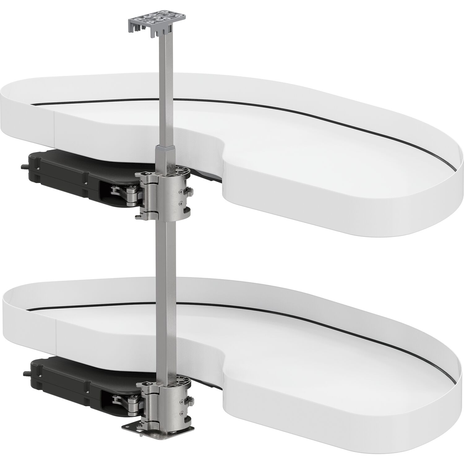 Vauth-Sagel VS Cornerstone Maxx Eckauszug Planero EH 650/KB 1000/FB 500 mm rechts Weiß