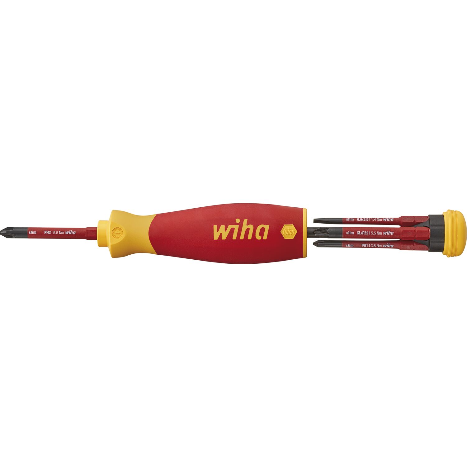 wiha Bit-Magazinhalter PocketMax® slimBit Schlitz/Phillips/Pozidriv Xeno 5-tlg.