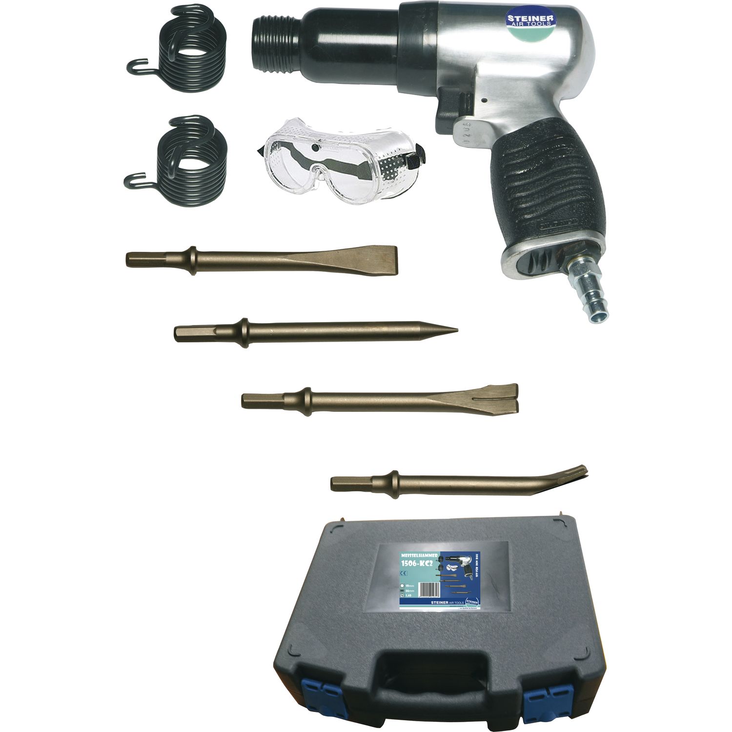 Steiner DL-Meißelhammer-Set Metall 1506KC2 7-teilig