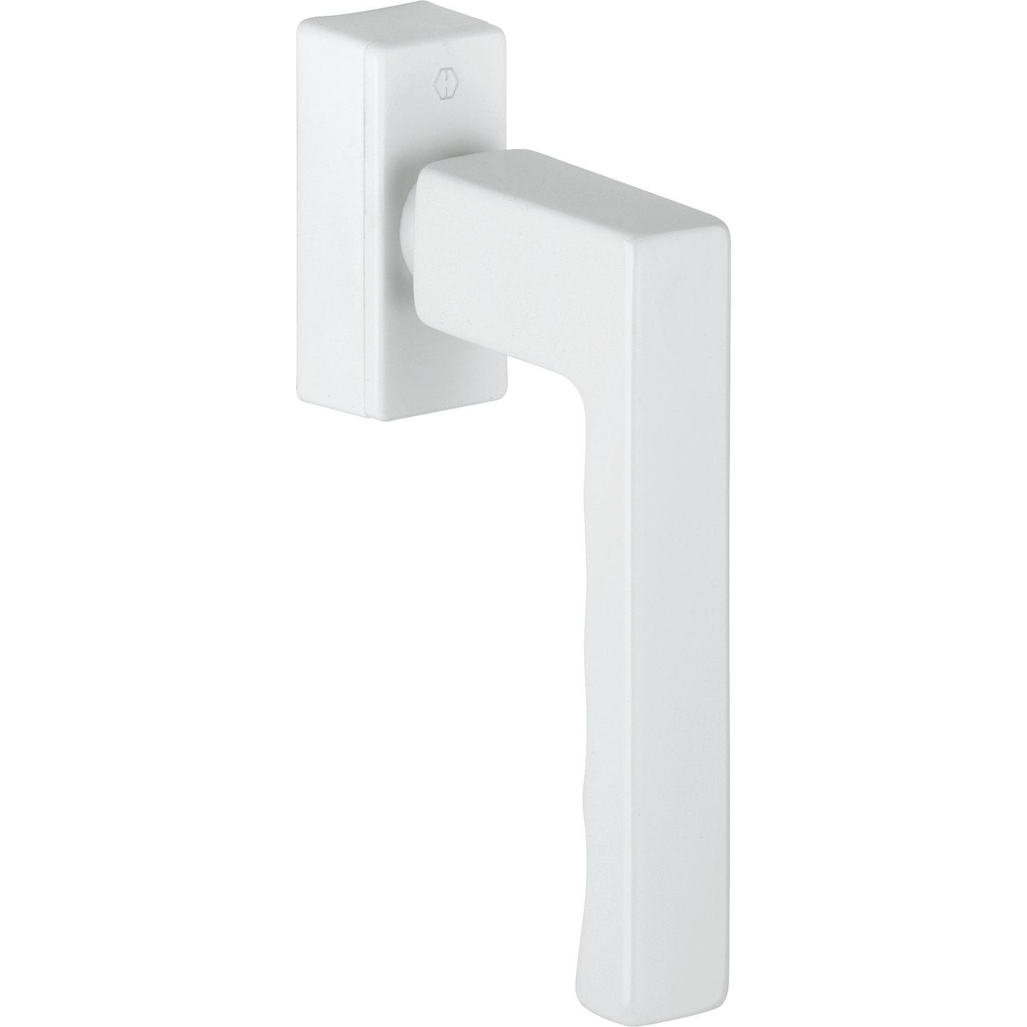 Hoppe Fenstergriff TOULON SecuForte Vierkant 32-42mm Aluminium weiß