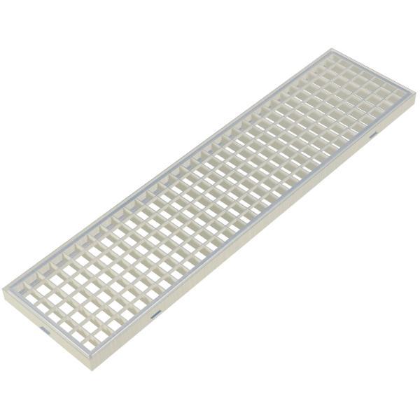 Normgaragenrost Außenmaß 240 x 990 mm, Maschenteilung 33 x 33 mm