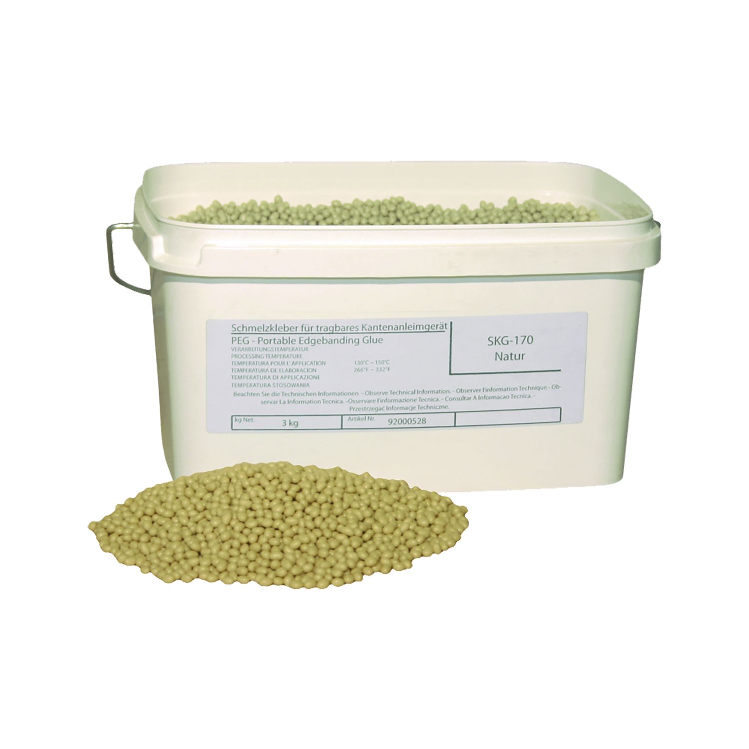 WEGOMA Schmelzklebstoff-Granulat SKG 170, 3 kg