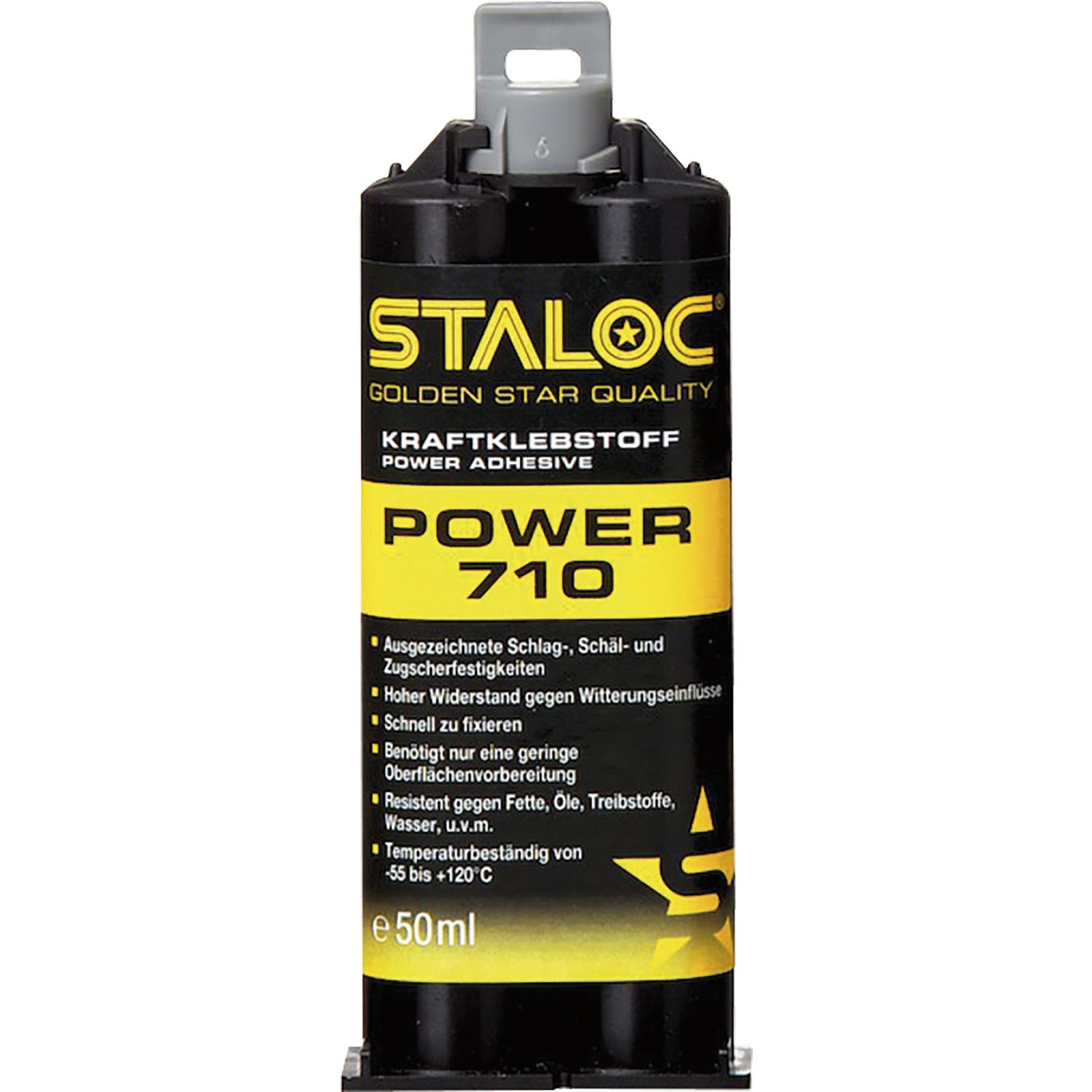 STALOC 2K Klebstoff Power 710 50ml milchig weiß + Mischer (0.05l)