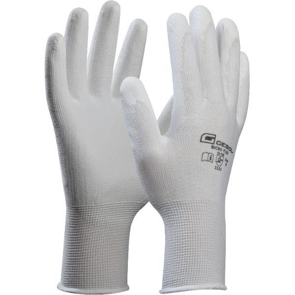 Gebol Schutzhandschuh Micro Flex weiß Größe 9
