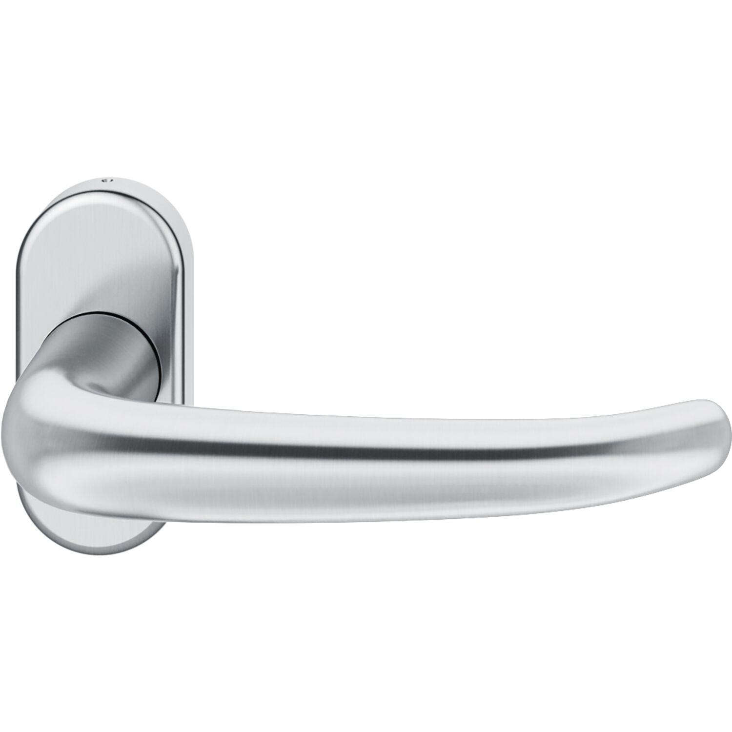 FSB Rahmentürdrücker 09 1023 Hochhaltefeder B ovale Rosette Edelstahl matt