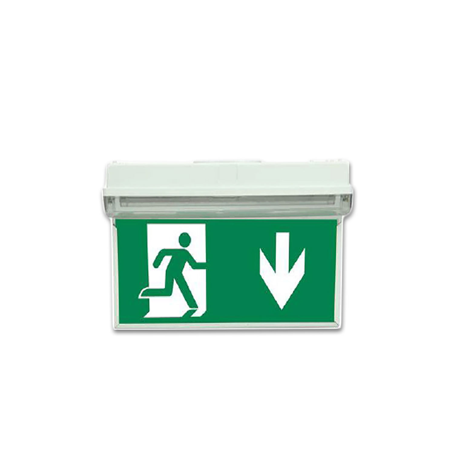 ISOLED Vertikales Schild für LED Notlicht/Fluchtwegleuchte UNI4/UNI7