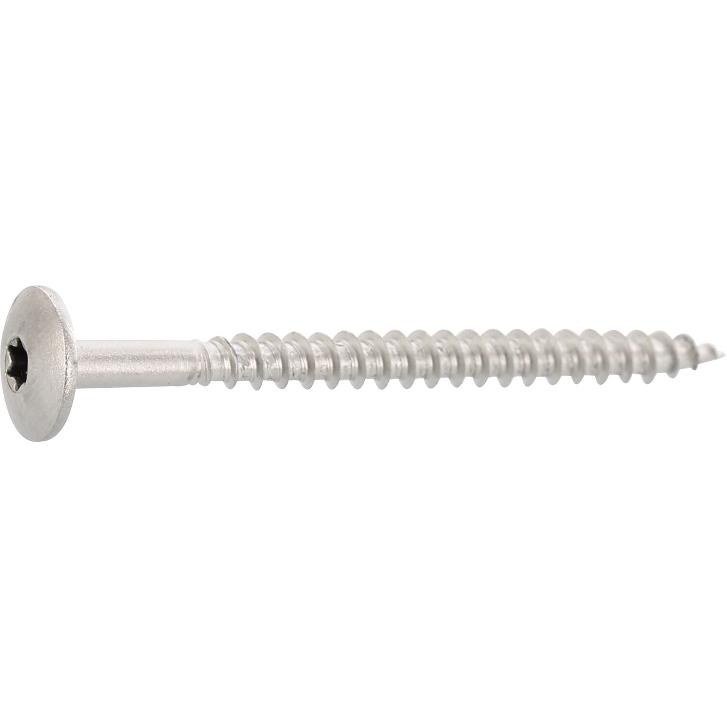 Trespo Fassadenschraube Linsenkopf 4,8x 38 Torx 20 Edelstahl A2 (100 Stück)