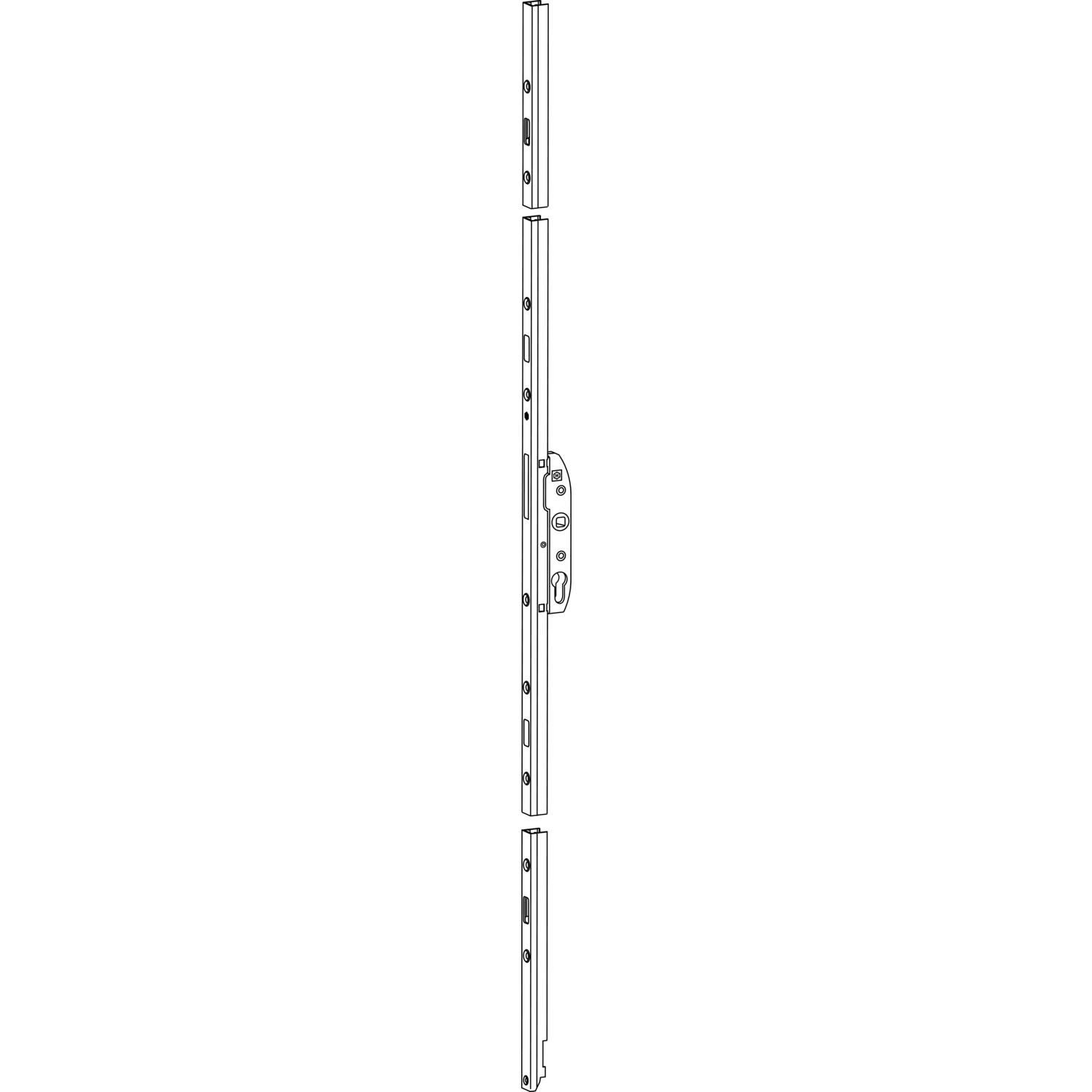 HAUTAU ATRIUM HS 300 Getriebe PZ sperrbar, Gr. 180, DM 37,5, FFH 1200-1800 mm