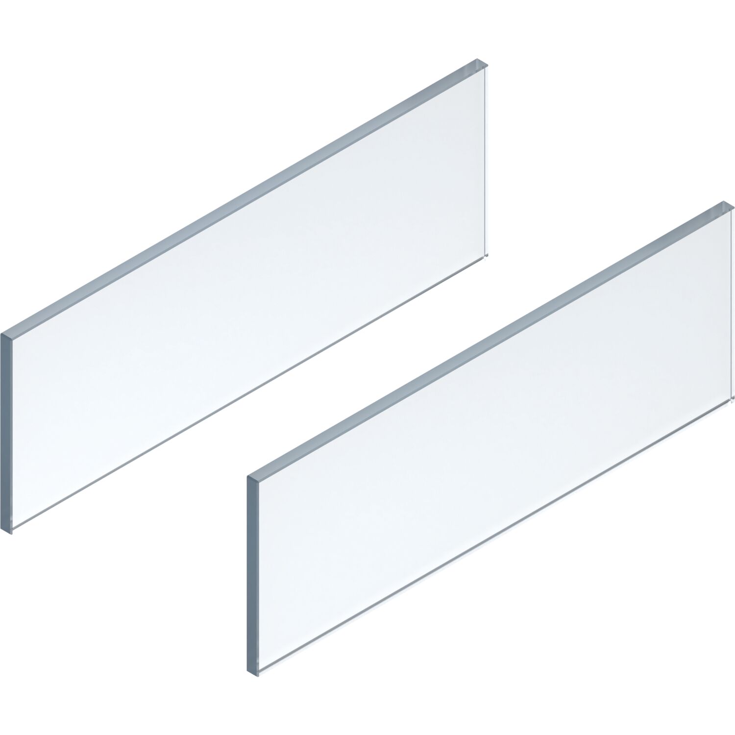 blum LEGRABOX free Einschubelement Seite, NL 550 mm, Glas klar