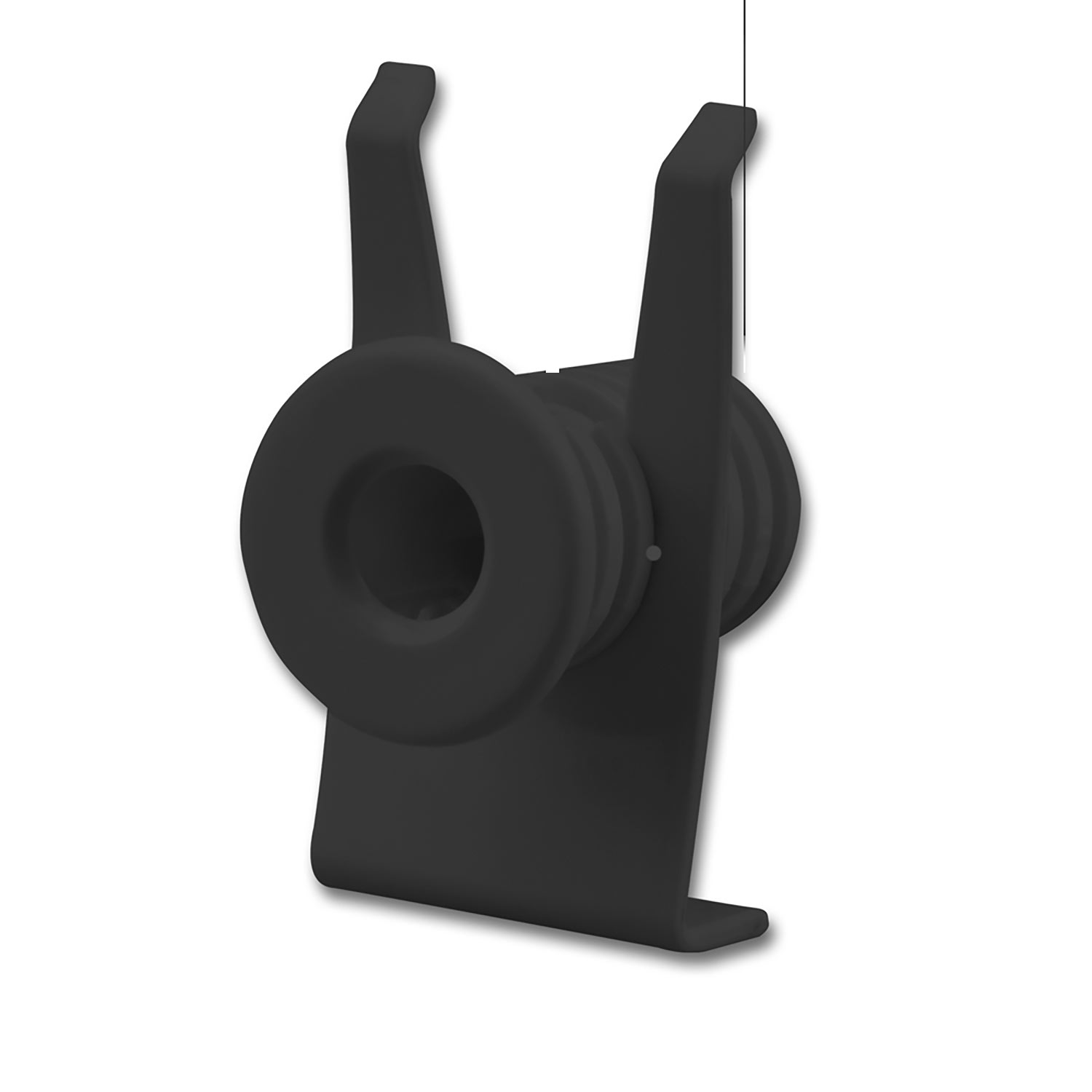 ISOLED Mini-Plug Anschlussblende mit Zugentlastung für 113528 schwarz