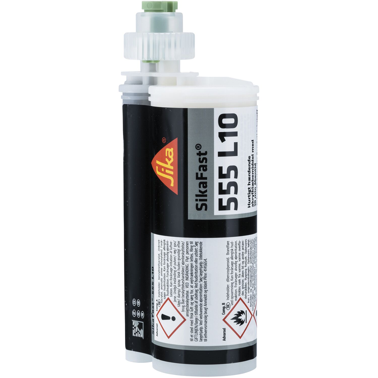 Sika 2K-Strukturklebstoff SikaFast-555 L10 (AB) 250ml - inkl. Statikmischer