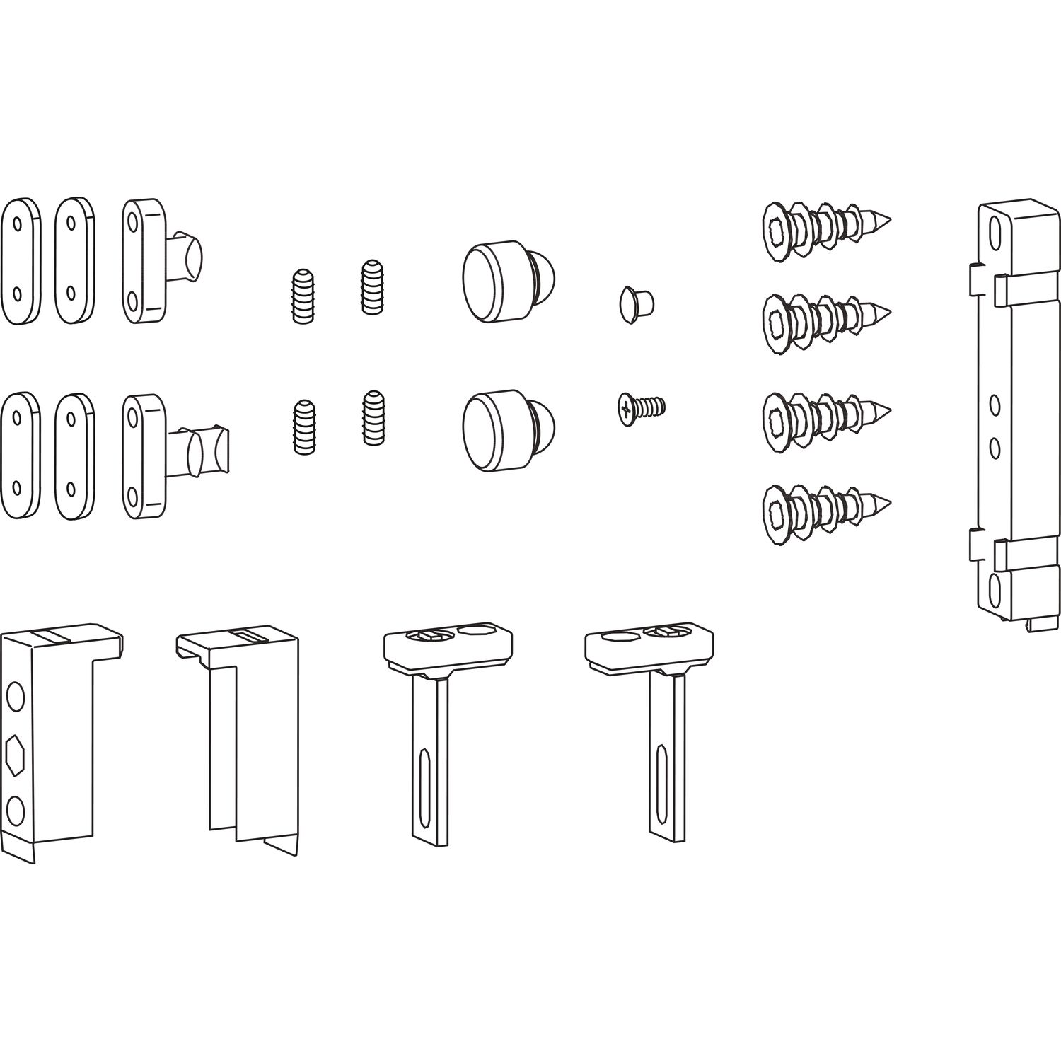 HAUTAU ATRIUM HS Zubehör-Beutel 403 für PROFINE PremiDoor, Schema C