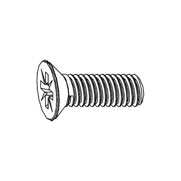 Maco #101339 MACO MM Senkkopfschraube M4x8 für Eckumlenkung kurz, silber (101339)