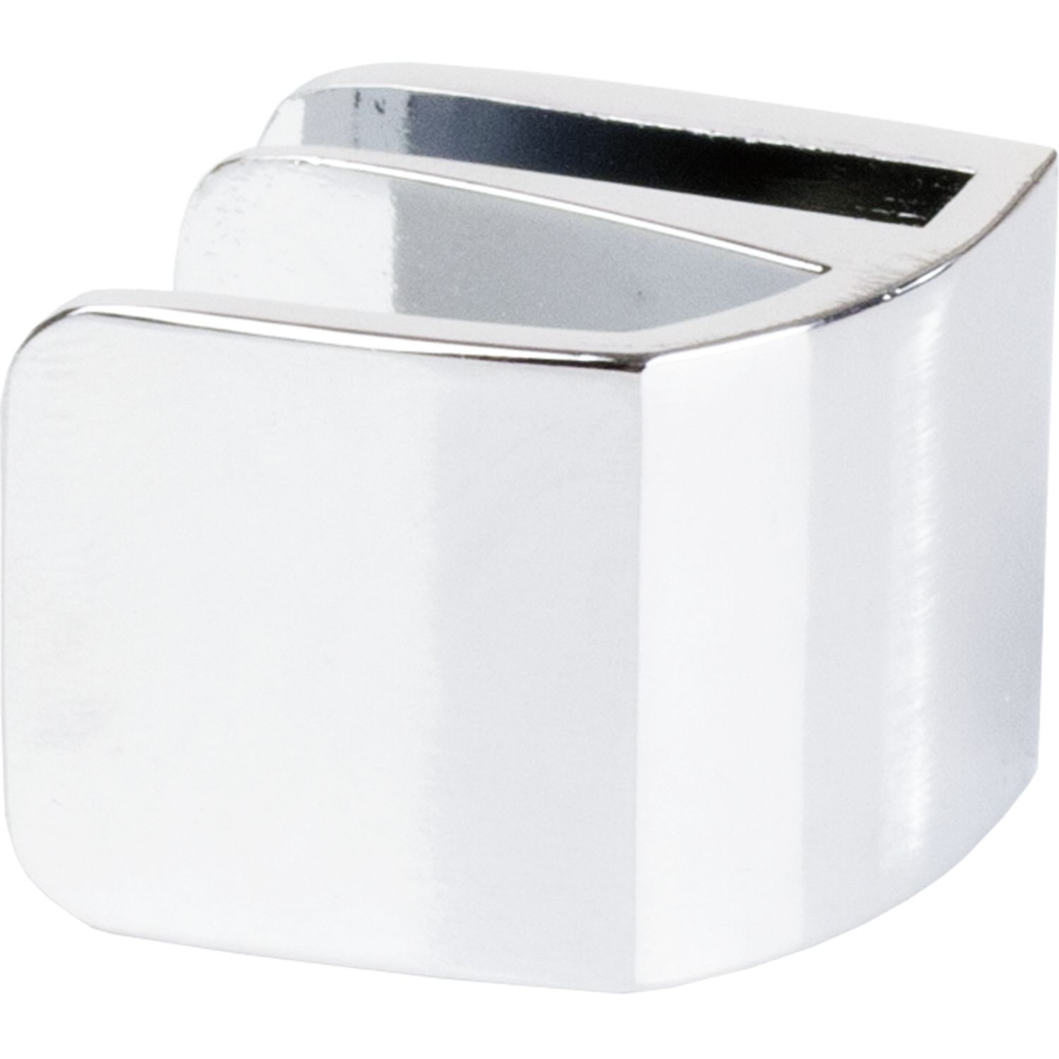 Siso Glastürgriff Square Glas 4-6mm 32,5x26mm Zink verchromt