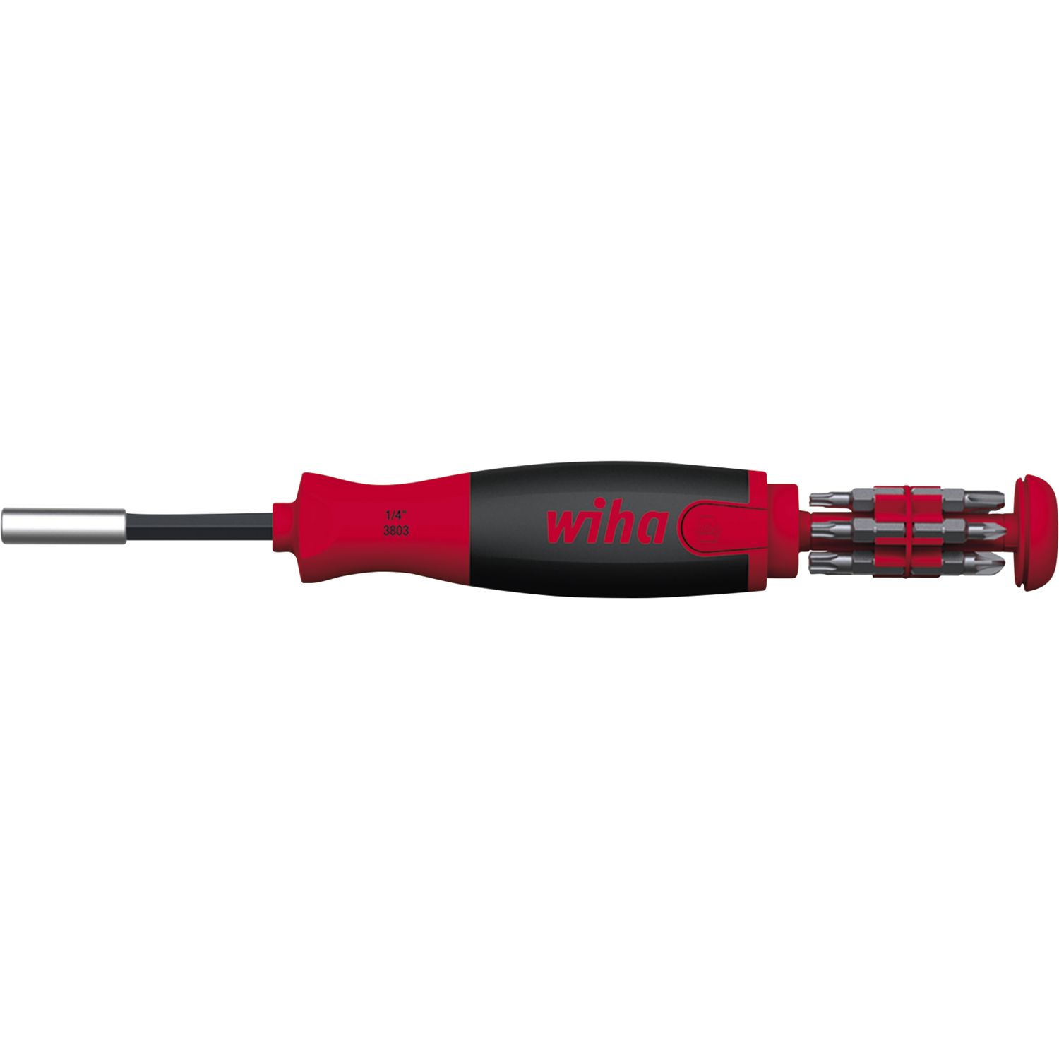 wiha Bit-Magazinhalter LiftUp 25 Schlitz/Pozidrive/Phillips/Torx®L=25mm 12-tlg