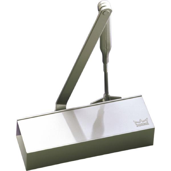 dormakaba Türschließer TS 72, EN 2-4 mit Gestänge, Feststellung, silber
