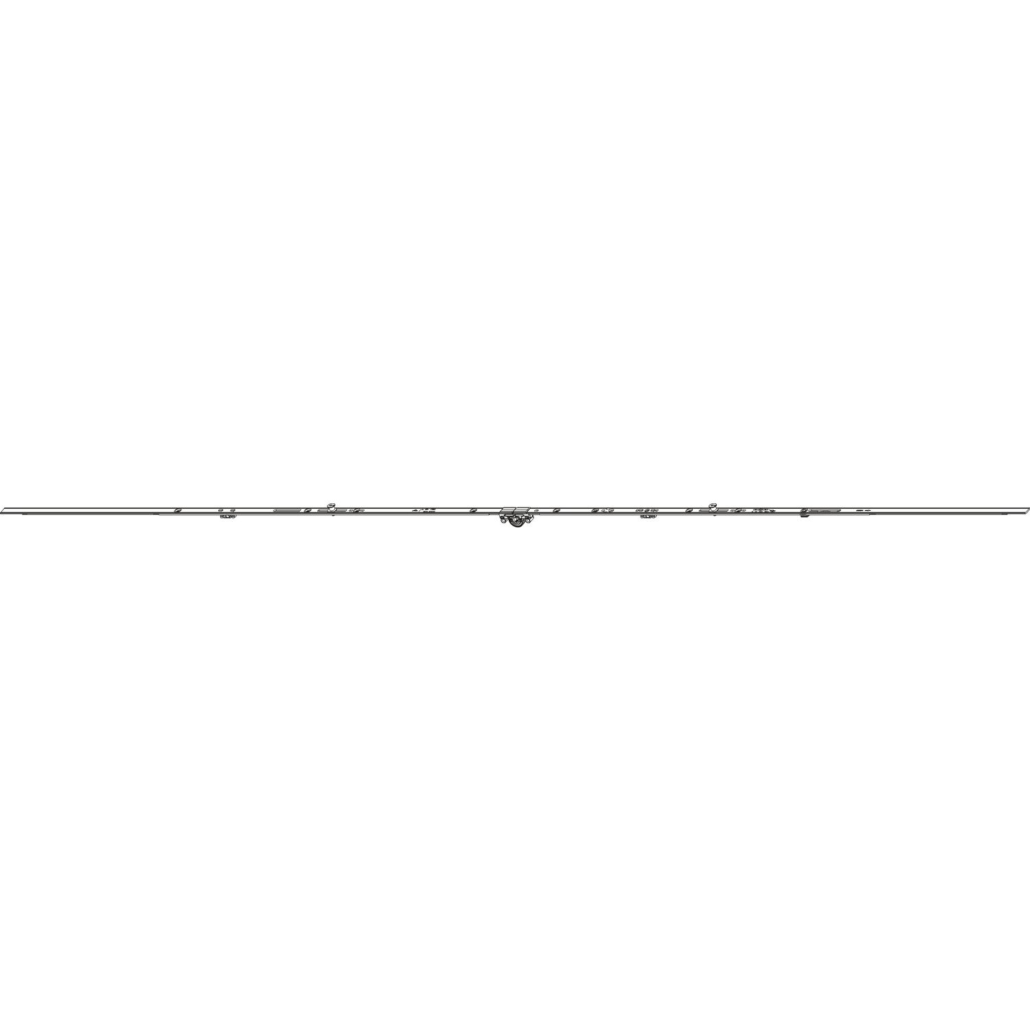 Roto ROTO NT/NX DK-Getriebe mittig/variabel DM 15 mm L=1780 mm 2V Zapfen silber