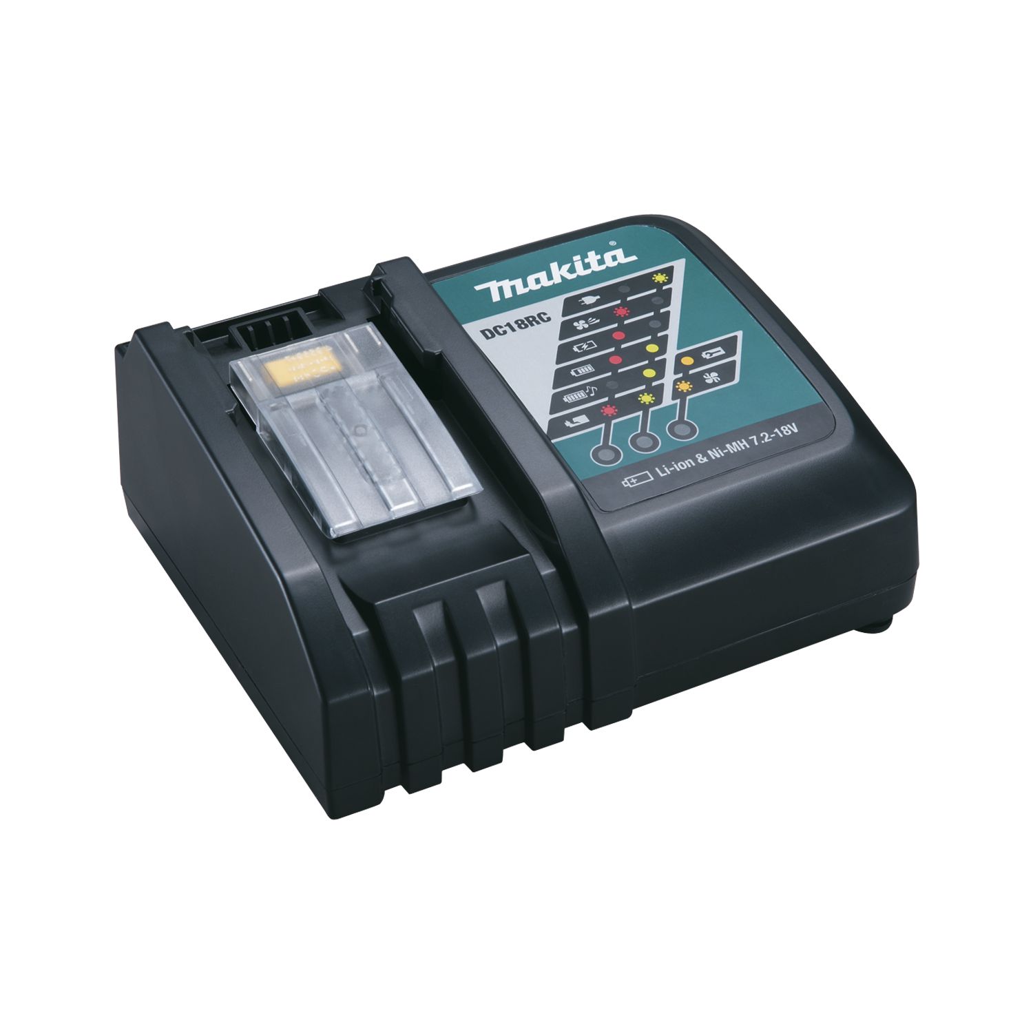 Makita Ladegerät DC18RC für 7,2 - 18 Volt Ni-Cd, NiMH, Li-Ion
