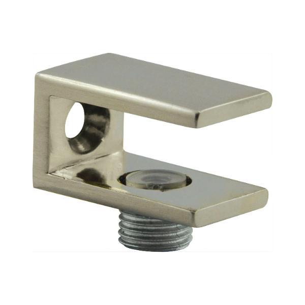FONSEGRIVE Glastablar-Klemmträger Perugia, Glas 6-10 mm, Zamak Edelstahl Effekt